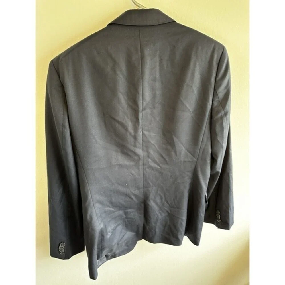 Hugo Boss Supernavy super130 Blazer Mens 38R Navy Blue‎ Lined Wool